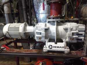 Dostawa i uruchomienie nowej dmuchawy wysokiej próżni Aerzen